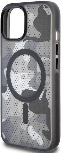 Actual product image Tumi TUHMP15STCAMK iPhone 15 / 14 / 13 6.1" czarny/black hardcase Frosted Camo Print MagSafe (Apple iPhone 15)