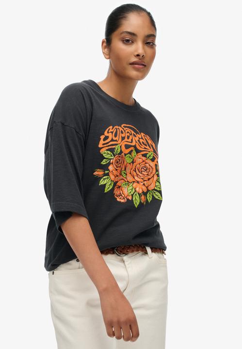 Actual product image Superdry Biker Rock Oversized Tee (M)