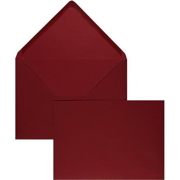 Blanke, Briefumschlag, Briefumschläge 225x315mm 160g/qm gummiert VE=100 Stück rosso (100 x)