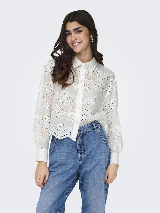 Immagine prodotto Only Vestibilità ampia Collo a camicia Polsini delle maniche con bottone Spalla bassa incastonata (S)