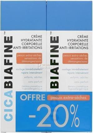 CicaBiafine Crème hydratante apaisante anti-irritations (200 ml)