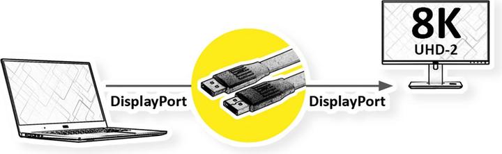 Actual product image Value Displayport Cables v1.4 (3 m)