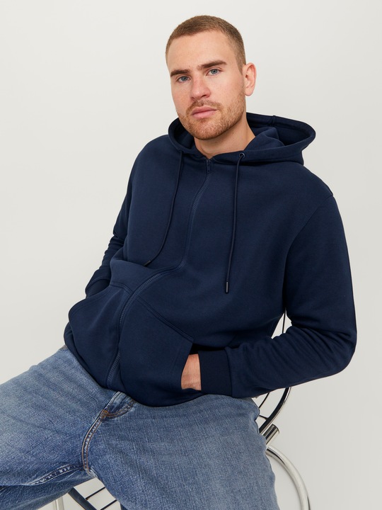 Immagine prodotto Jack & Jones Felpa con cappuccio Plus Size Unicoloured con zip Felpa con cappuccio con zip (XXL)