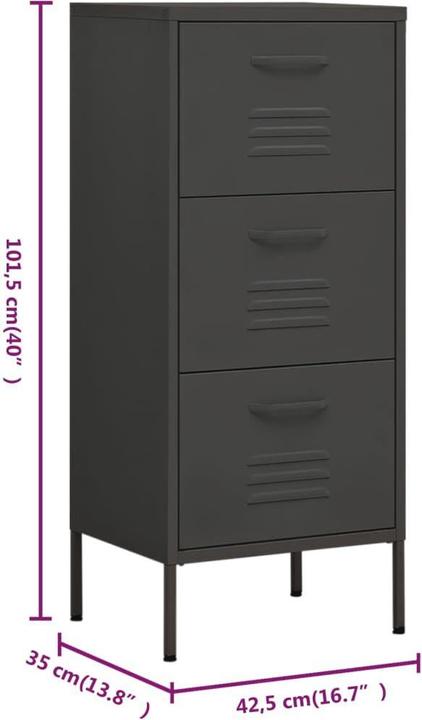 Image du produit vidaXL Nalren (42,5 x 35 x 101,5 cm)