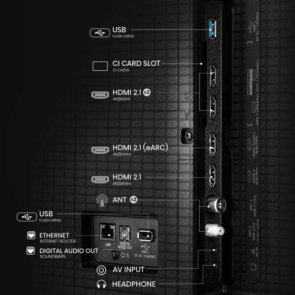 Actual product image Hisense TV 75U7Q (75", U7Q, Mini-LED, 4K, 2025)