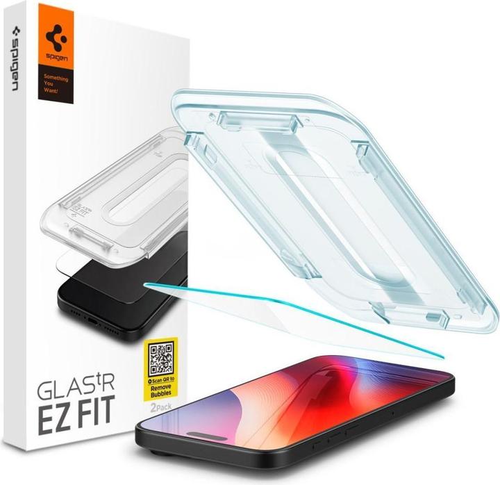 Immagine prodotto Spigen Glass.TR iPhone 15 6.1" "EZ FIT" trasparente szkło hartowane AGL06907 (1 Pezzo/i, Apple iPhone 15)