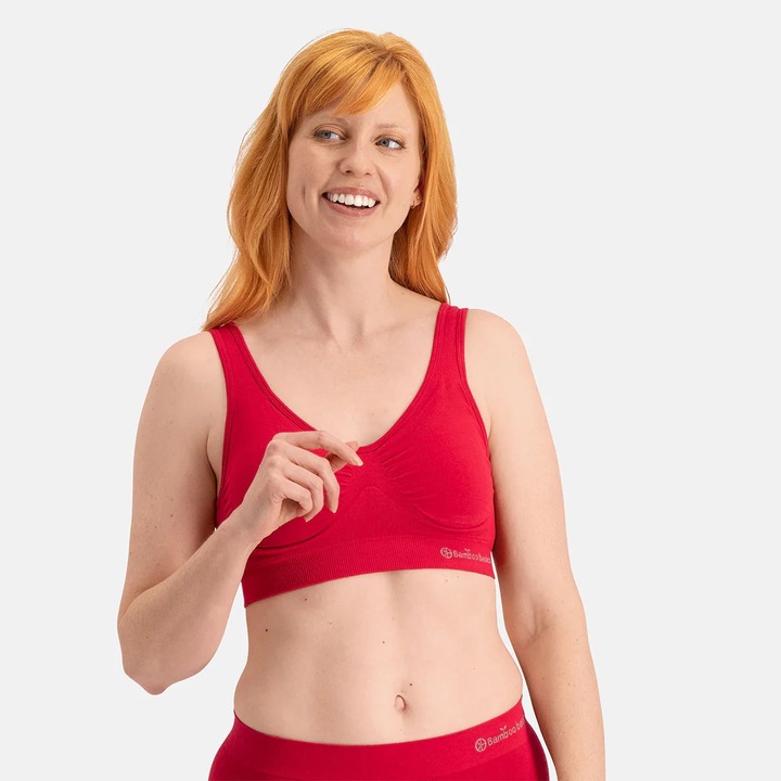 Image du produit Bamboo Basics Brassière Fleur (L, Une unité par pack)