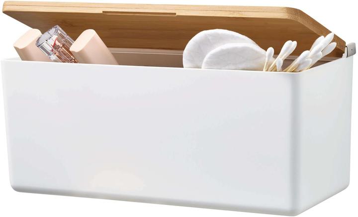 tesa BABOO Aufbewahrungsbox mit Deckel, mittelgross inkl. Klebelösung ohne Bohren