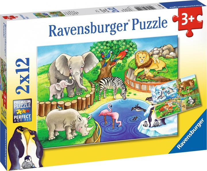 Image du produit Ravensburger Les animaux au zoo (12 pièces)