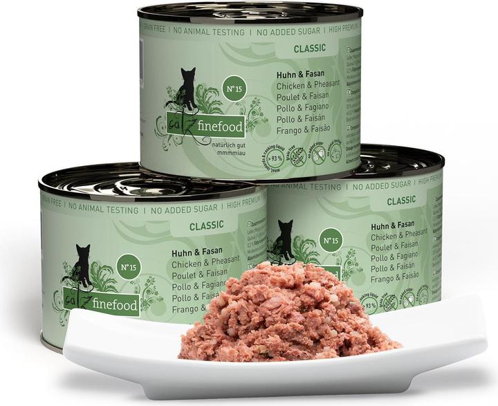 Image du produit Catz Finefood No.15 Poulet & faisan (Adulte, 6 pcs, 250 g)