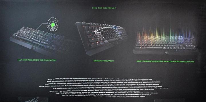 Actual product image Razer BlackWidow X Chroma (DE, Cable)