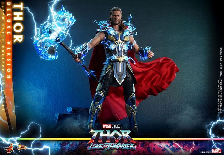 Actual product image Hot Toys Thor: Love and Thunder Masterpiece figurine 1/6 Thor (Deluxe Version) 32 cm