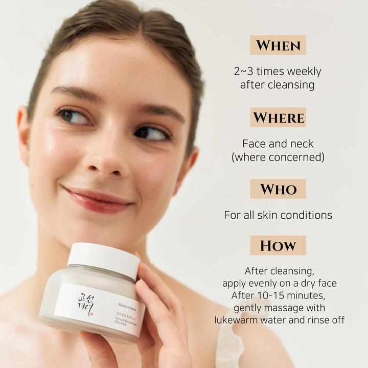 Immagine prodotto Beauty of Joseon Maschera di riso macinato e miele per il bagliore (150 ml)