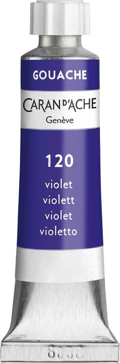 Actual product image Caran d'Ache Gouache Studio Tube 10ml (Violet, 10 ml)