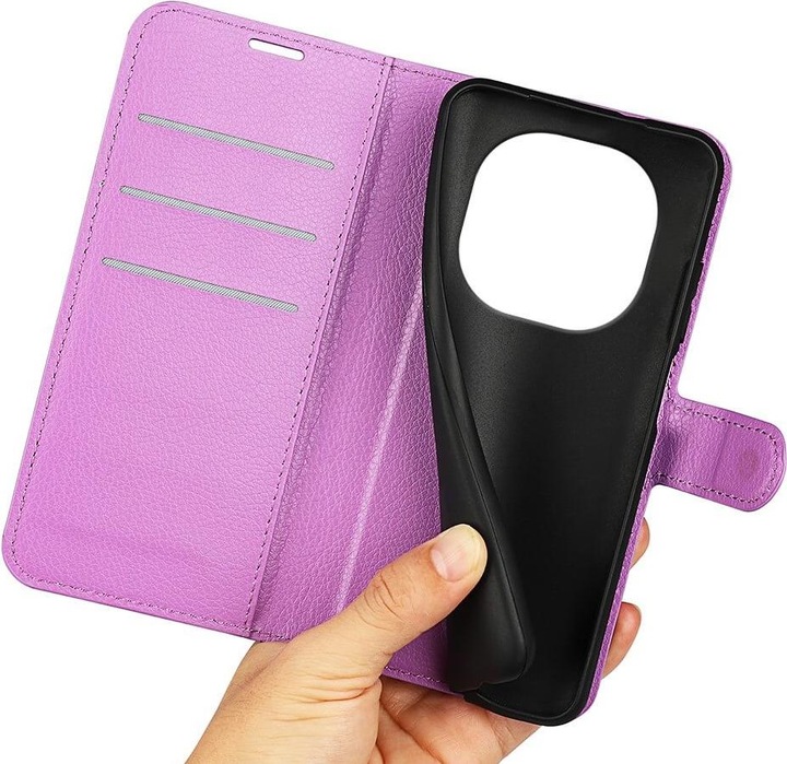 Actual product image Cover-Discount Xiaomi Redmi Note 14 Pro 5G - Leder Etui Hülle (Xiaomi Redmi Note 14 Pro 5G)
