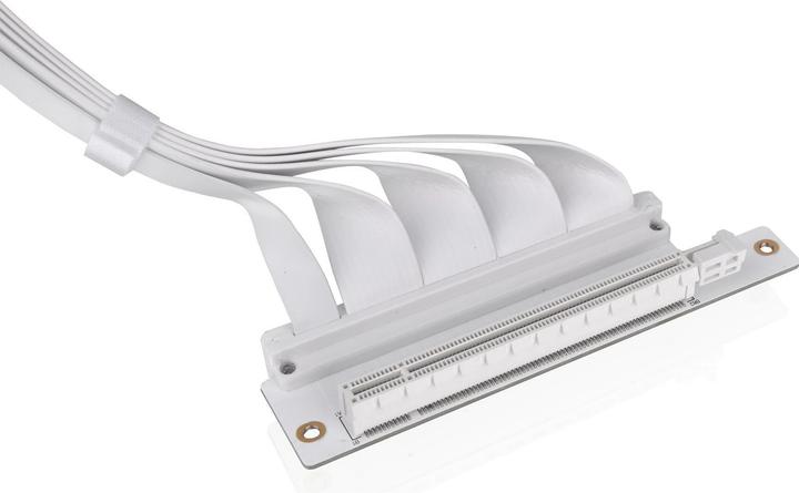 Produktbild Thermaltake TT PCI-E 4.0 Dual 90 Degree Riser Cable 40cm white