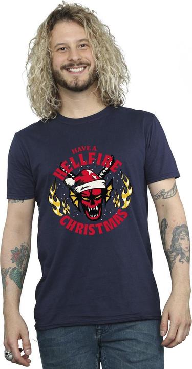 Produktbild Netflix Stranger Things Hellfire Christmas TShirt