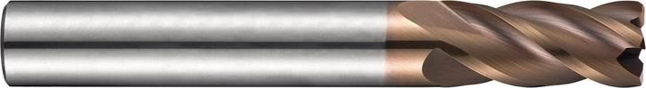 Actual product image Dormer End mill S767 Nominal Ø 10 mm Radius 0.3 mm Total length 7 HM TiSiN Number of cutting edges 4
