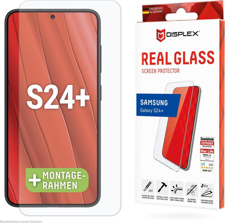 Productafbeelding Displex Real Glass, 2D Panzerglas (1 Stuk, Samsung Galaxy S24+, Samsung Galaxy S25+)