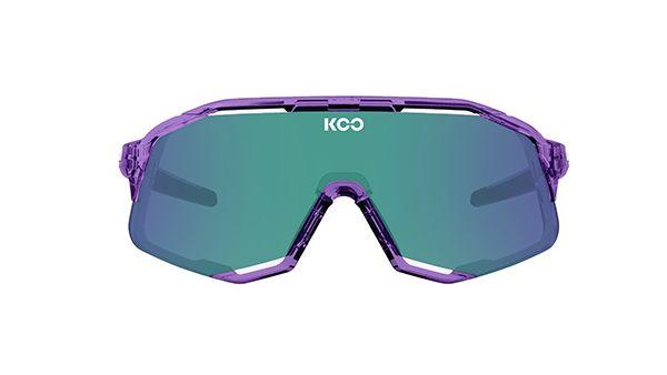 Actual product image KOO Demos (Violet Glass, Green Mirror Lenses)