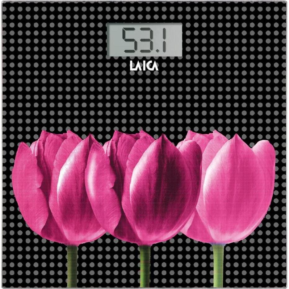 Laica, Bilancia Pesapersone, PS1075L Bilance Pesapersone Quadrato Multicolore Bilancia Pesapersone Elettronica (180 Kg)