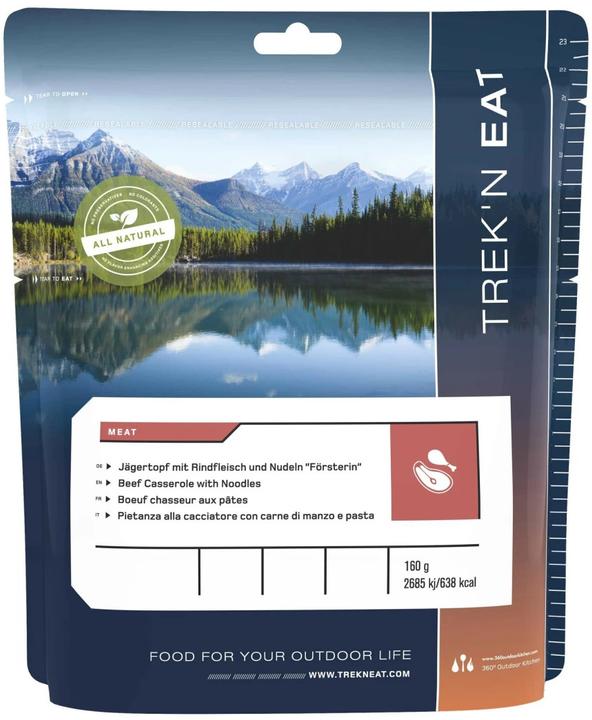 Trek'n Eat Jägertopf mit Rindfleisch und Nudeln (160 g)