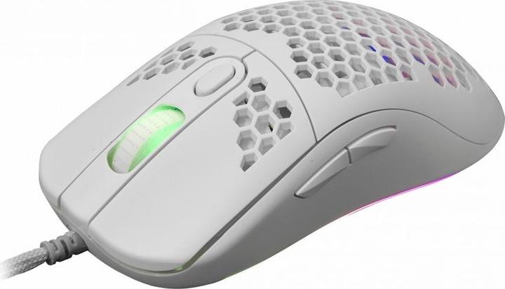 Produktbild White Shark Extremely light gaming mouse Galahad White, 72g (Kabelgebunden)