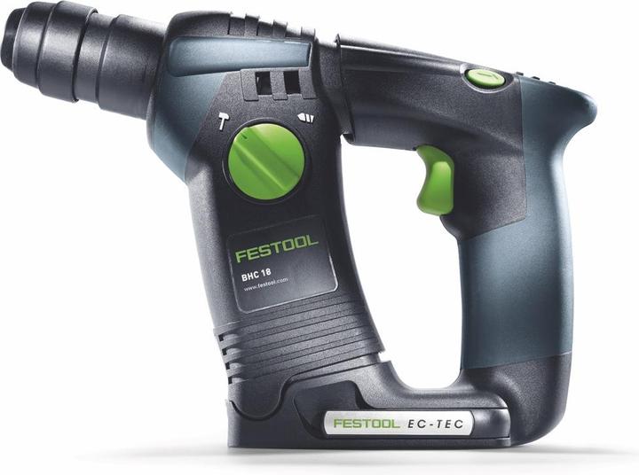 Immagine prodotto Festool Martello perforatore a batteria BHC 18 HPC 4.0 I-Plus (kit di azioni) (Batteria ricaricabile)