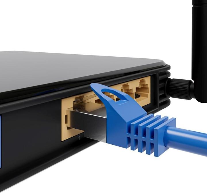 Immagine prodotto Extralink Cat.6A S/FTP 1m | Patchcord LAN | Miedź cavo sieciowy skrętka 10Gbit/s (CAT6a, 1 m)