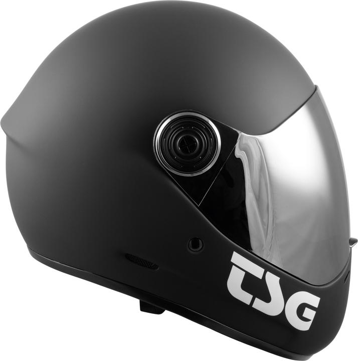 Produktbild TSG Pass Pro Solid Matt Black + Bonus Visor 2022 (58 - 60 cm)
