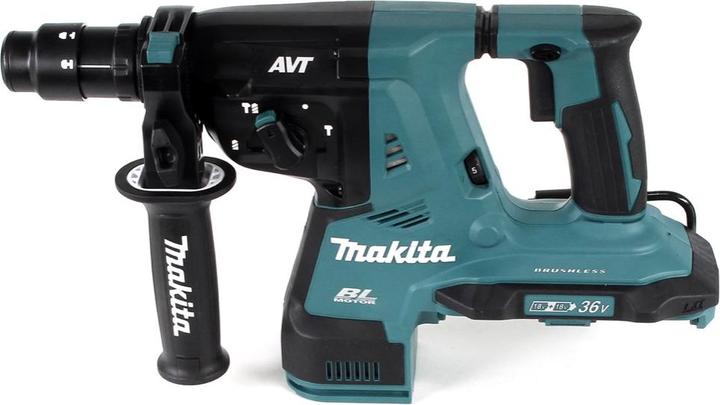 Produktbild Makita DHR 281 PMJ Akku Bohrhammer 2x18V 2,8J brushless SDS plus + Schnellwechselfutter + 2x Akku