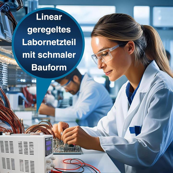 Actual product image Peaktech P 6080 A Linear laboratory power supply unit