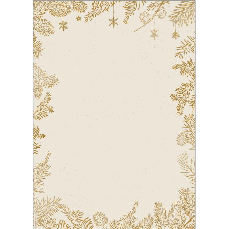 Sigel, Grusskarte + Briefpapier, Weihnachtsbriefpapier (100 Stk.)