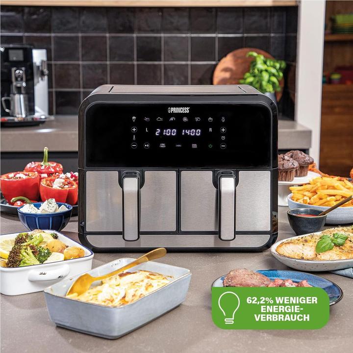 Produktbild Princess Double Basket Aerofryer Heissluftfritteuse