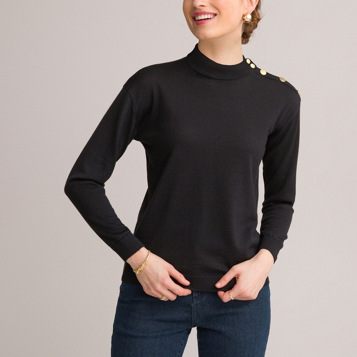 Image du produit Anne Weyburn Pull en maille fine avec col montant (W32/L34)