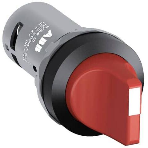 ABB Selettore 2S rosso, Pulsante + Interruttore, Rosso