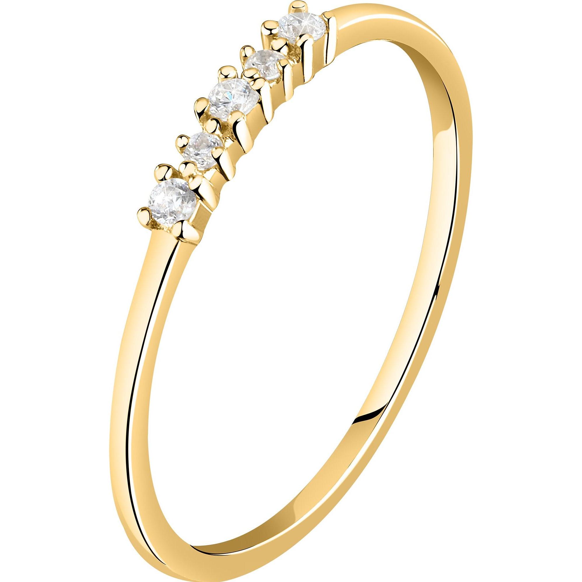 Live Diamond, Ring, Damenring, (54, 375/9 K Gold)