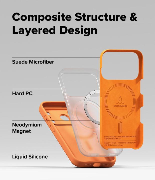 Actual product image Ringke Silicone Magnetic MagSafe (Apple iPhone 17 Pro)