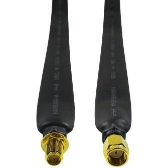 Allnet Cavo antenna/finestra passante R-SMA(m) <> R-SMA(f) 40cm (Boccola a finestra), Cavo antenna