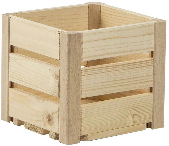 Immagine prodotto Holz Zollhaus Molestie in legno (17,5 x 16 x 17,5 cm, 5.04 l)