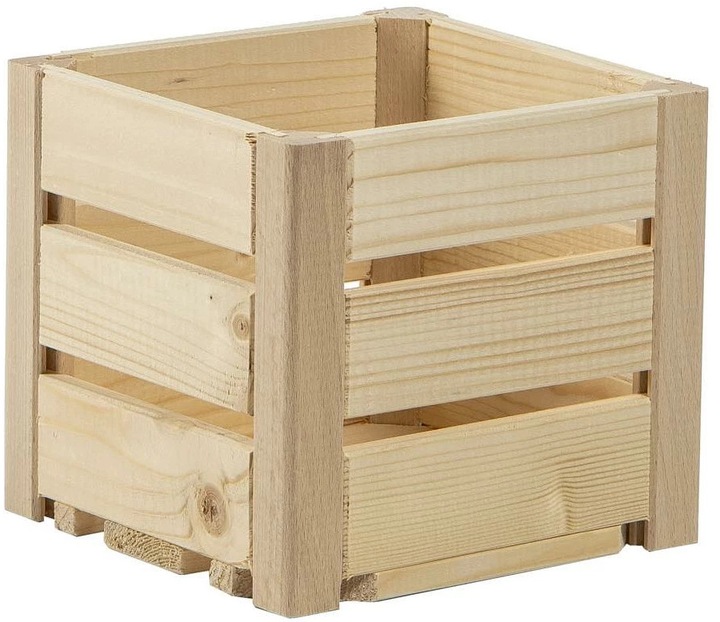 Immagine prodotto Holz Zollhaus Molestie in legno (17,5 x 16 x 17,5 cm, 5.04 l)