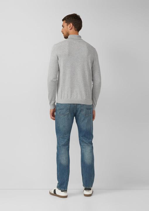 Produktbild s.Oliver Strickpullover Rollkragenpullover aus reiner Baumwolle (XL)