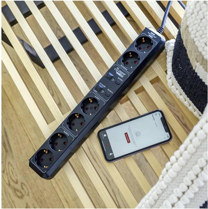 Produktbild Brennenstuhl Eco-Line WIFI 6-fach Steckdosenleiste 1,5m (6x, CEE 7/4, 1.50 m)