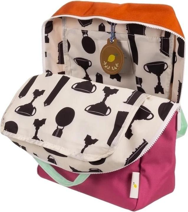 Image du produit Sticky Lemon Klebriger Zitronen -Rucksack/Boekentas grosser besser zusammen - colourblocking - Kiesorange