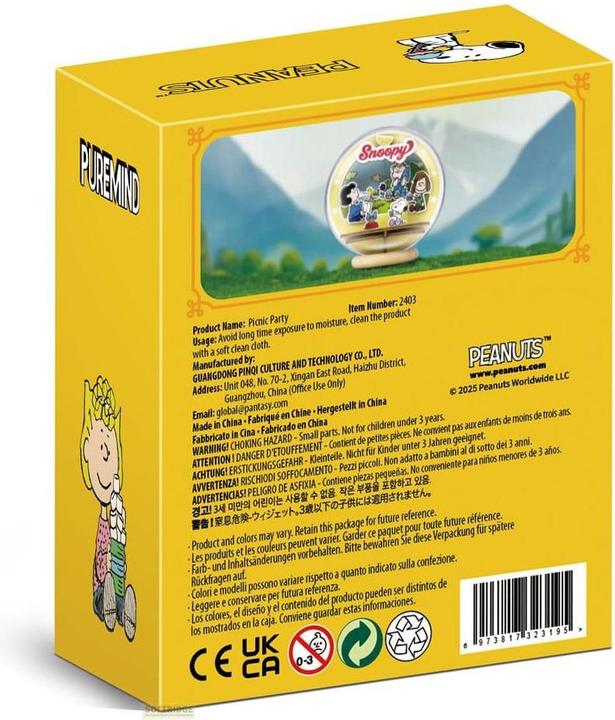 Produktbild Pantasy Die Peanuts Puremind Modellbausatz Wooden Theater Globe Picnic Party