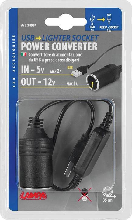 Image du produit Lampa Adaptateur de port USB > prise 12V