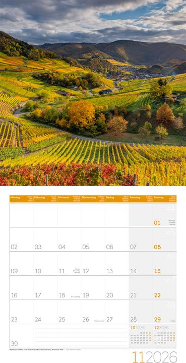 Produktbild Naturwunder Deutschland Kalender 2026 - 30x30