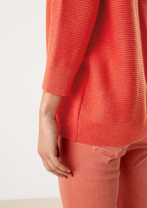 Image du produit s.Oliver Strickpullover V-Neck-Pullover mit Strukturmuster (M)