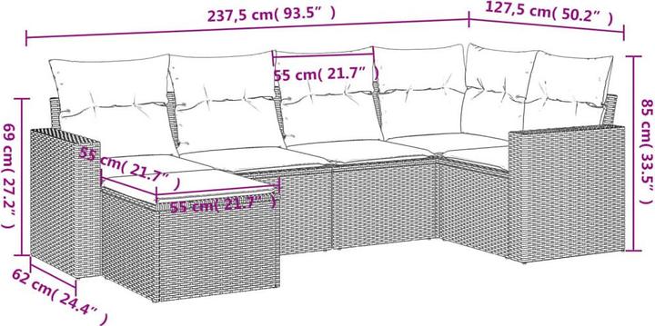 Produktbild vidaXL Bako