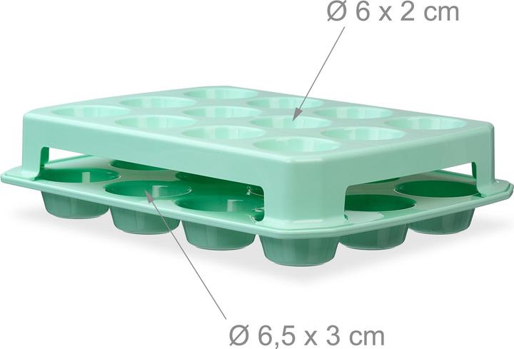 Produktbild Relaxdays Muffin Transportbox
